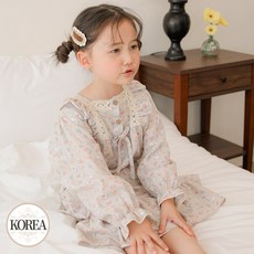 아동 공주 잠옷 원피스 라일락D