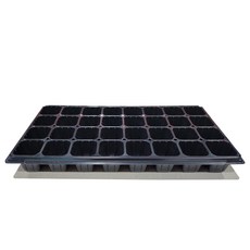 [비료컴퍼니] 육묘트레이 32구 - 상토 마사토 화분 사각화분 모종흙 모판 모종판 육묘용트레이 포트, 1개