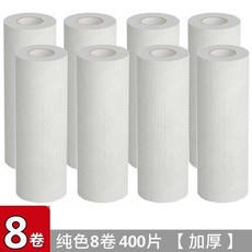 good 一次性家用不沾油吸水無紡布乾溼兩用洗碗布廚房專用紙巾, 1個, 升級加厚白色,2卷, N/A