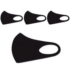 안티바 뉴 안티바 패션마스크 S, 1개입, 4매, 블랙