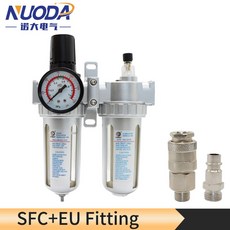 SFC200 1/4 SFC300 SFC400 1/2 공기 압축기 필터 조절기 오일 물 분리기 트랩 밸브 공압 부품, 300 Copper co, SFC EU SMPM, 1개