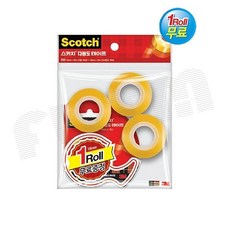 스카치 다용도테이프 18x30 리필3롤 디스펜서 세트 사무실용품 사무용문구