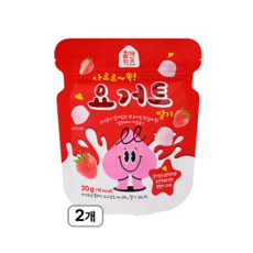 홈앤키즈 사르르쏙 요거트 20g, 2개, 딸기맛