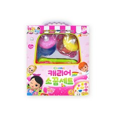 꼬마캐리 캐리와 친구들 [배달의 영웅] 소꿉놀이 주방놀이 캐리어 역할놀이 세트, 빨강, 1개
