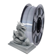 Filacraft PLA 필라멘트 실크 SILK 1KG 1.75mm 3D프린터 뱀부랩 호환 필라멘트 FILAMENT, G08 PLA 실크 실버, PLA 실크