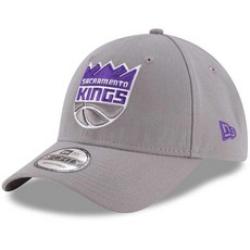 New Era NBA The League 9FORTY 조절 가능한 모자 캡 프리 사이즈 Golden State Warriors [호환], 회색