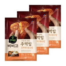 제일제당 [CJ]햇반쿡반 김치치즈주먹밥 500GX3, 500g, 3개