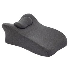 SoBuy 다기능 침대용 삼각 베개 겸용 쿠션, 블랙, 1개