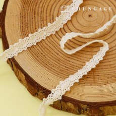 레이스원단 토숀레이스 032 애슐리 마스크 목걸이 줄 스트랩 만들기 재료, 백아이