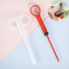 강아지 알약 투약기 약주사기, 블루, 1개