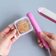 約翰家庭百貨 夾子式封口機 迷你手壓式熱封機, 1個