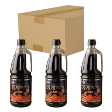 진미 홍게맛간장 1.8kg 대용량 프리미엄 홍게간장, 3개