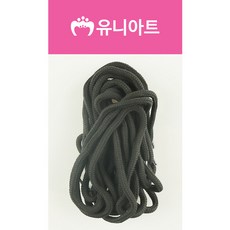유니아트 1000 운동화끈 4p, 검정, 1개