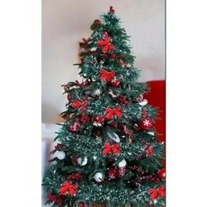 귀하의 디자인에 제작된 크리스마스 리본 금박 자동차 스티커 녹색 장식 홈, 2. D