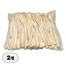 중국산 수입 깐도라지, 통도라지 2kg, 2개