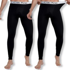 버라인 남성 겨울 발열 기모 내복바지 타이즈 레깅스 1+1