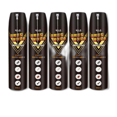 4+1 말벌 퇴치 스프레이 벅스존 퍼펙트킬 에어로솔 날파리 벼룩 빈대 거미 약, 1개