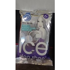 냉감테라피 아이스 데오드란트 바디시트 15매x5개, 1개