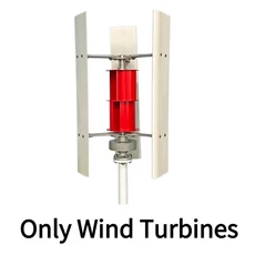 10KW 수직 축 풍력 터빈 48V 대체 에너지 발전기 220v AC 출력 가정용 컨트롤러 인버터가있는 완벽한 키트, 04 Wind Turbine Only, 01 5000W, 01 48V용