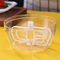 貝樂勺手動蒜泥器 廚房拉蒜器 絞菜器 多功能家用絞肉機, 大號綠+備用刀片5+攪拌器, 1個