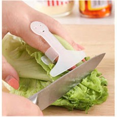 주방 칼질 손가락 베임방지 보호대x3개 안전칼질 주부 손가락씌우개, 플라스틱칼보호대