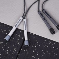 프로-스펙스 스피드 줄넘기 성인 어린이 다이어트 복싱 크로스핏, 라이트 그레이, 1개