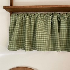 미니 가림막커튼 바란스 수납장 교구장 주방놀이 가리개커튼