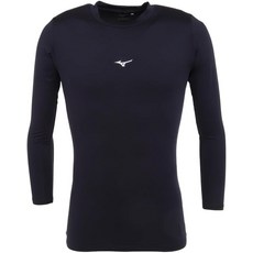 [미즈노 야구복] (미즈노) 남성용 야구 긴팔 언더셔츠 바이오기어 로우넥