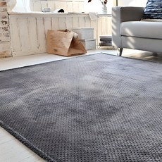 initium 素色柔軟壓紋防滑地毯