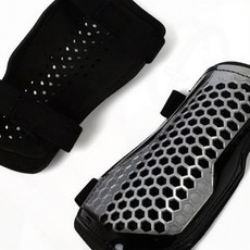 축구 정강이 보호 대 스포츠 가드 풋살 다리 보호 패드, 1개, yuna  옐로우레드M