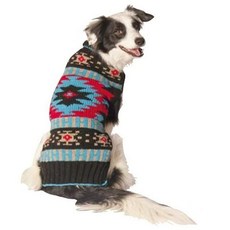 Chilly Dog Black Southwest 강아지 스웨터 XXS