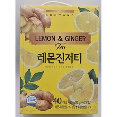 고향 레몬진저티, 12g, 40개입, 1개