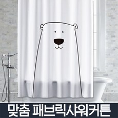 샤워커튼 맞춤제작 노엘리안, 직접입력, 1개