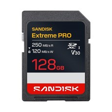 SANDISK Extreme PRO SDXC UHS-I U3 V30 SD大卡 高速 相機用記憶卡, 1個, 128GB