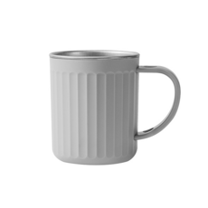 吸貓室 不鏽鋼漱口杯, 1個, 不鏽鋼牙刷杯｜灰, 灰