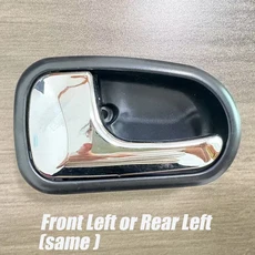 Mazda 626 1993 1997 Ford Liata Activa Tierra Protege 323 95 03 용 내부 도어 핸들 크롬 인테리어, 04 Front Left Door