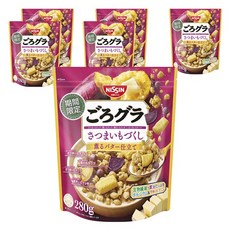 NISSIN 日清 濃郁奶油地瓜穀物脆片, 6包, 280g