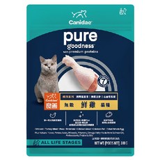良善 Canidae pure goodness 無穀鮮雞貓糧 300G 全齡貓配方 助益消化護膚亮毛, 1個