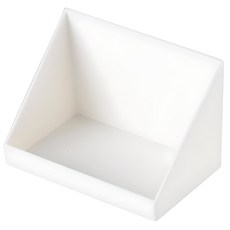 구디푸디 부착식 다용도 사각 수납 선반, 화이트, 1개