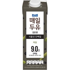 매일두유 식물성단백질 저당9.0g 단백질 검은콩 950ml 8개입 무/배, 8개