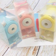 Penrote 筆樂 DTG5098 柴語錄 削鉛筆機 大小通吃 可愛造型 輕鬆削筆, 粉紅, 1個