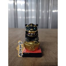 泓展工藝坊 虎爺公仔 廟會陣頭模型擺飾, 1個