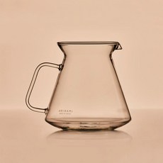 오리가미 글라스 커피 서버 X 하리오, 단품, 1개, 710ml 단품, 1개, 710ml