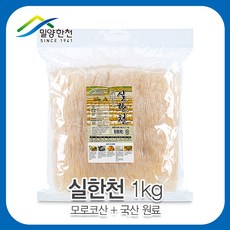 (주)밀양한천 실한천 한천 면대용 저칼로리, 1개, 1kg