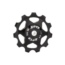 ZTTO 11T 13T MTB 자전거 뒷 변속기 자키 휠 스틸 베어링 풀리 AL7075 CNC 도로 자전거 가이드 롤러 아이들러 4mm 5mm 6mm, [05] 검정색