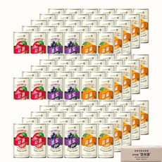 마셔몰 주스세트 사과 제주감귤 포도 3가지맛 각10캔씩 총30캔, 90개, 175ml