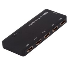 Cablecc HDMI 2.0 스플리터 울트라 HD 컨버터 스위치 1 in 4 아웃 지원 HDCP SST 확장 18Gbps 호환 2.0 4K60HZ 150602, HDMI2.0 1to 4 HUB 4K