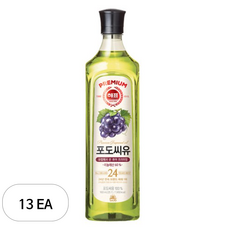해표 포도씨유, 900ml, 13개