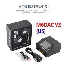 Toolkitrc M6DAC PRO 300W / V2 고속 충전기 RC 리포 리튬이온 배터리 및 무선, 03 M6DAC PRO (US)