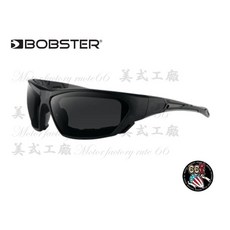 《美式工廠》美國 BOBSTER 交叉 Crossover 風鏡 墨鏡 運動眼鏡 護目鏡 附鬆緊帶 抗UV, 1個, Black